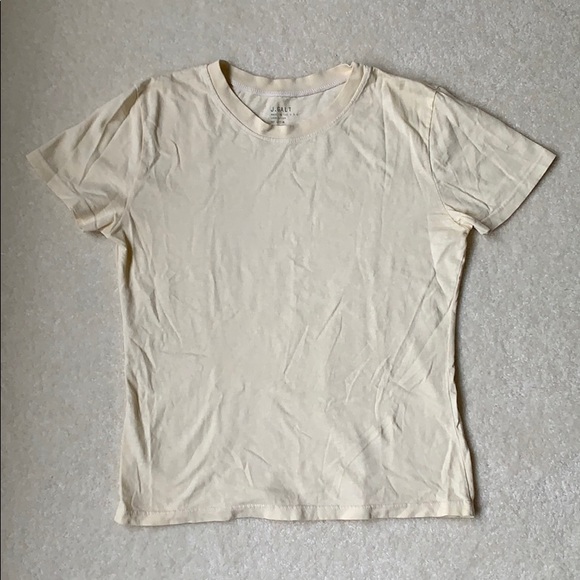 Brandy Melville Tops - Brandy Melville Pale Yellow T-Shirt